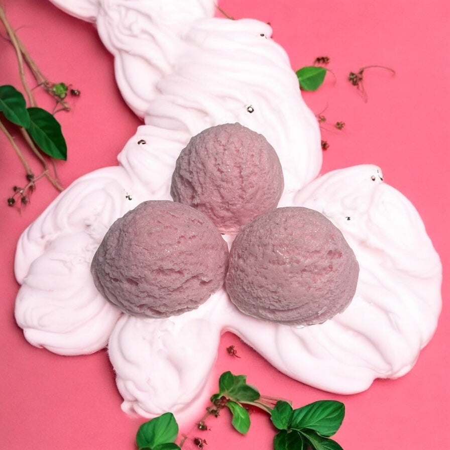 Scoops of Joy: Strawberry & Vanilla Mini Soap Set