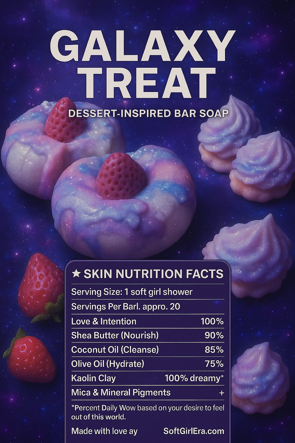 🍩 The Galaxy Treat Sugar Donut 2pk