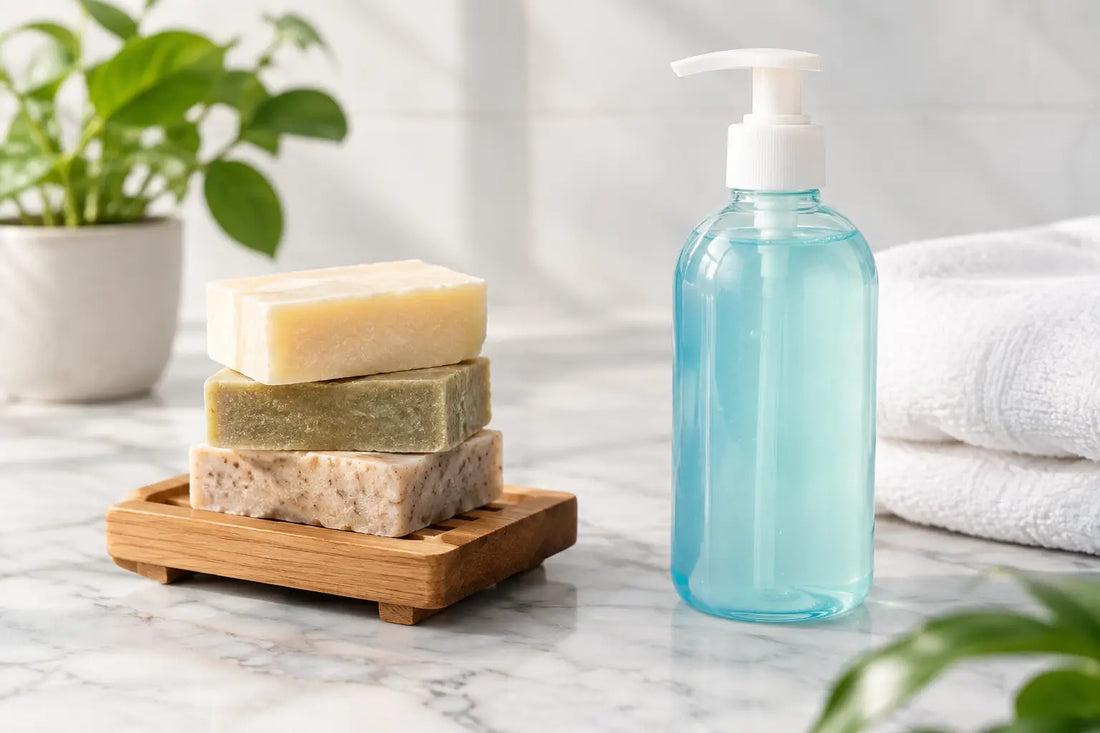 Bar Soap Versus Body Wash for Softer Skin