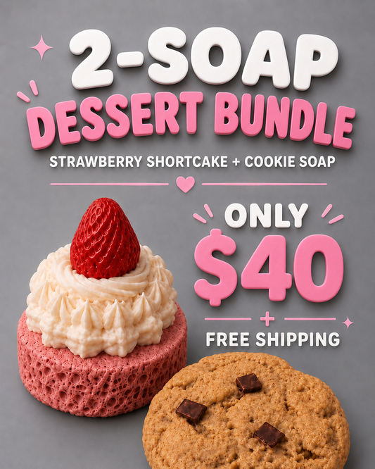 Strawberry Cake & Cookie Bundle