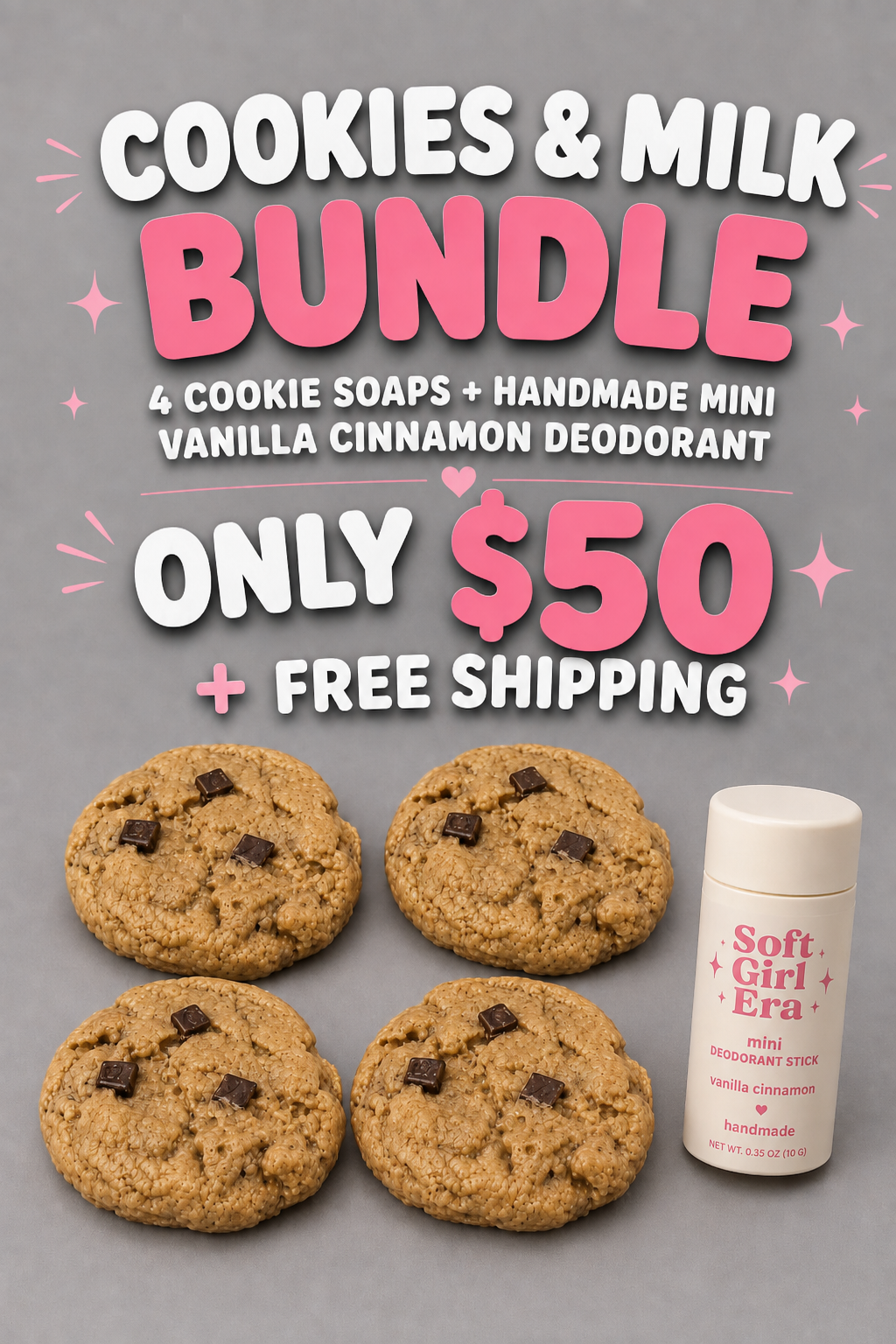 Cookies & Milk Soap Set 🍪