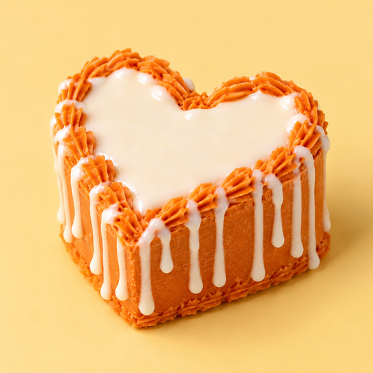 Turmeric Heart Cake Soap 🧡🍰