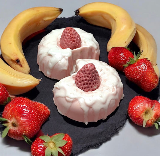 🍓🍌✨ Strawberry Banana Soap 2pk