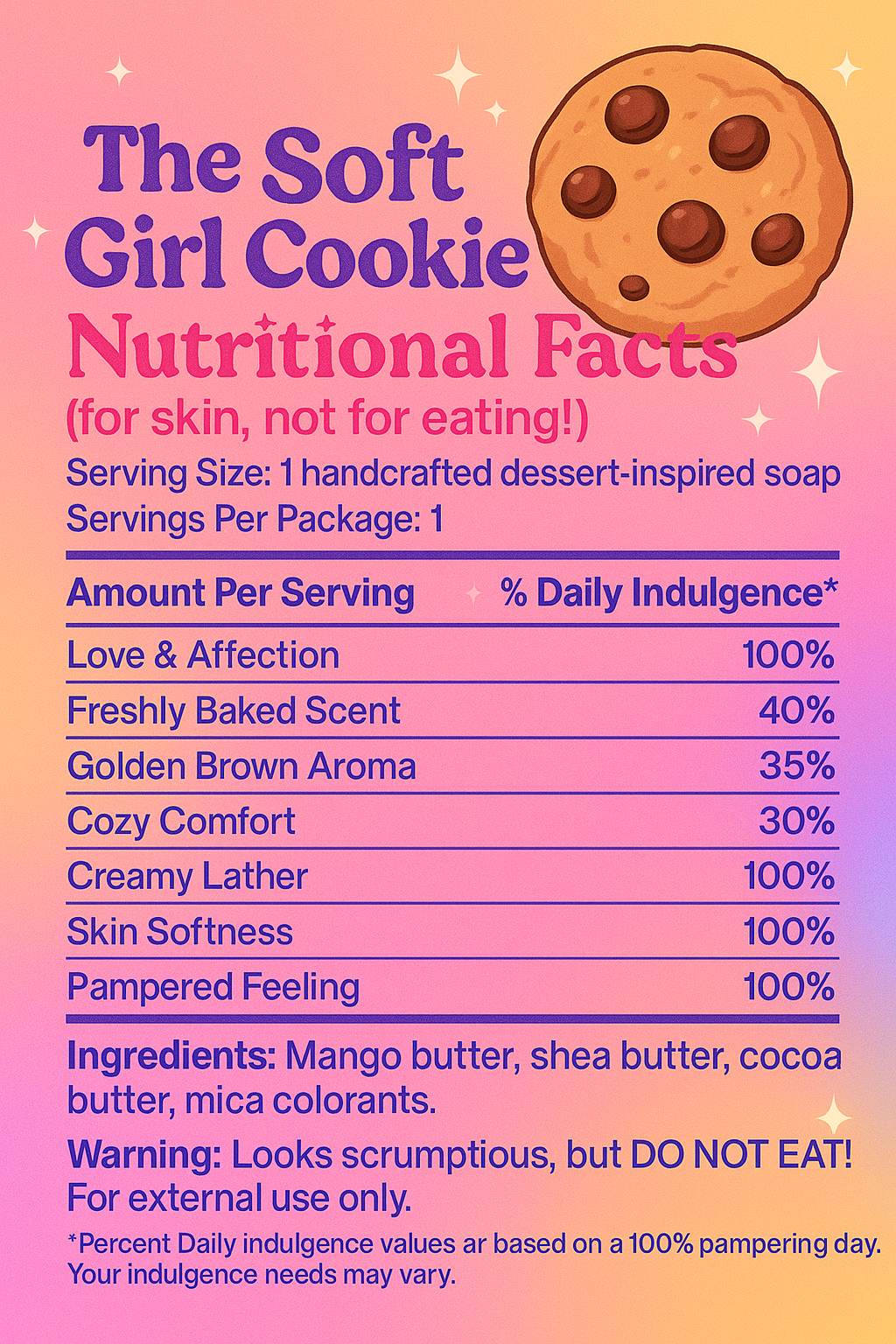 🍪💖 Soft Girl Cookie Soap