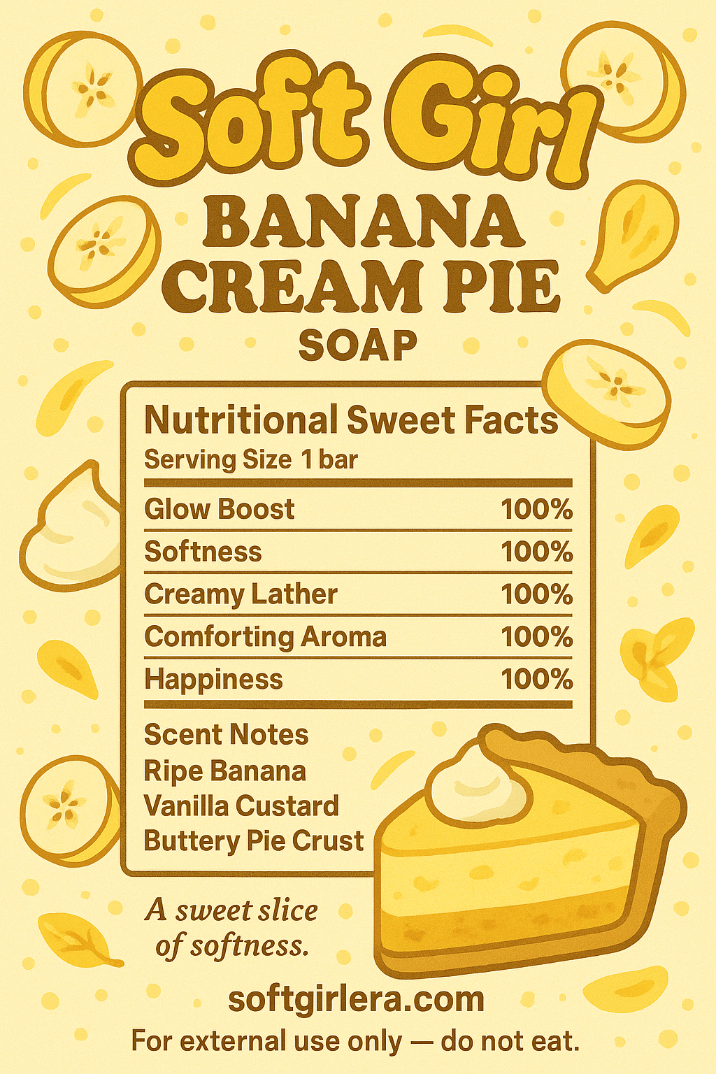 🍓🍌🥧 Banana Cream Pie - Soft Girl Era