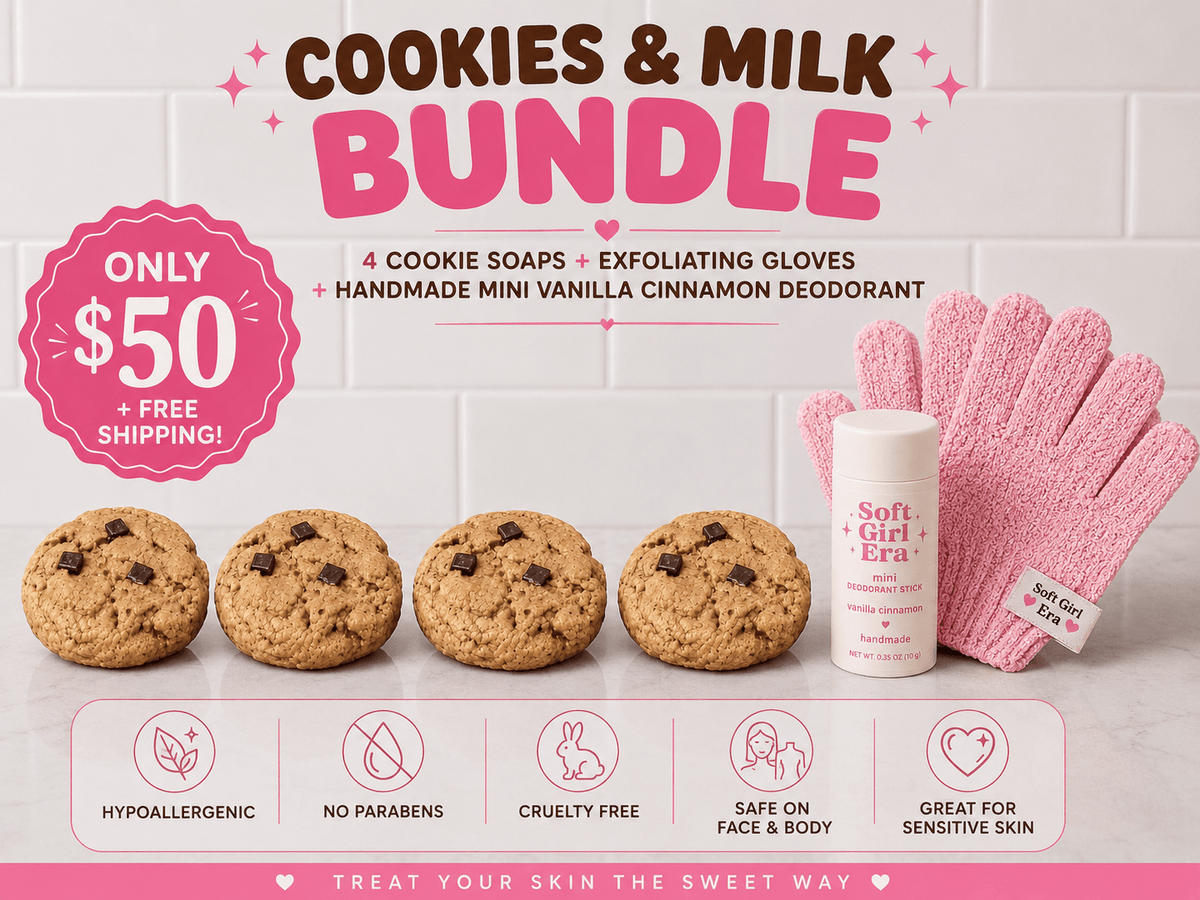 Cookies & Milk Soap Set 🍪 - Soft Girl Era