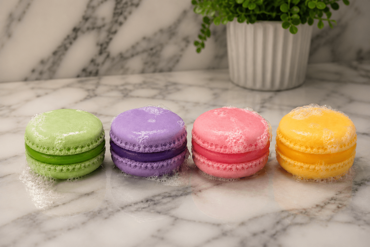 French Macaron Mini Soap Set - Soft Girl Era