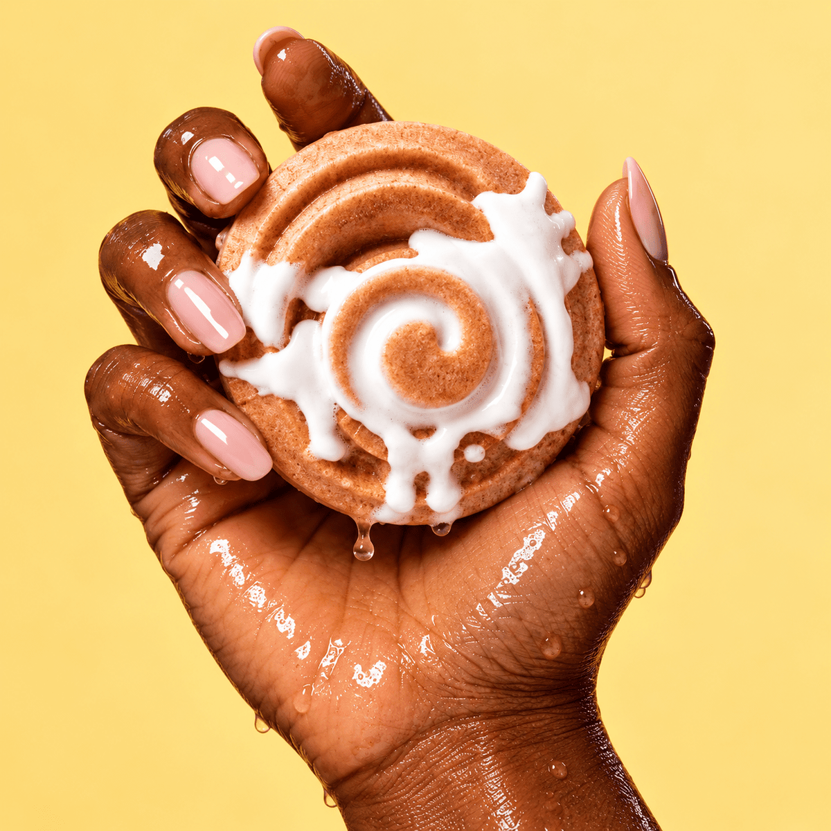 Handmade Cinnamon Bun Soap (Warm Cinnamon & Vanilla Scent ) - Soft Girl Era