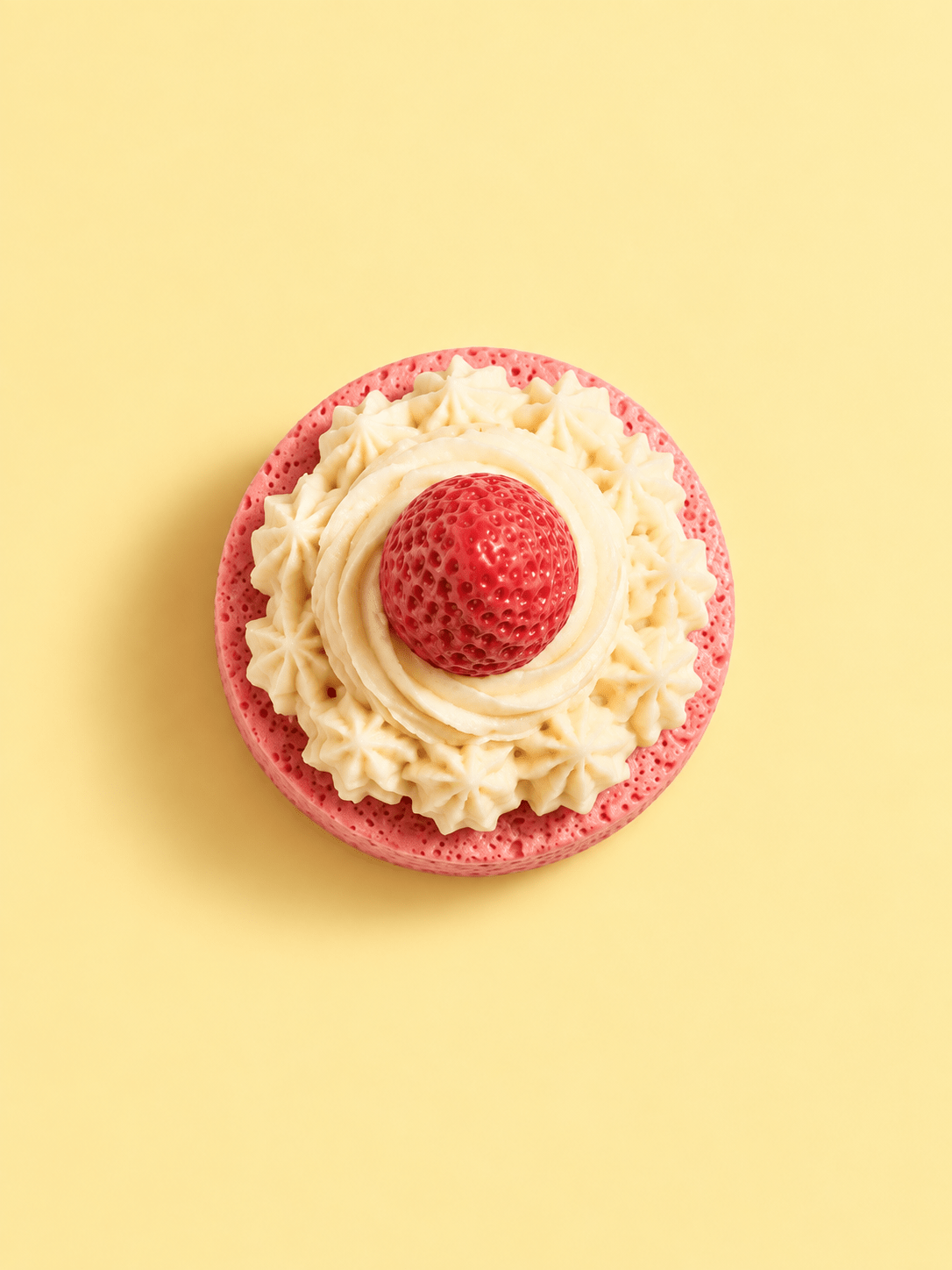 Handmade Strawberry Shortcake Soap With Strawberry Vanilla Scent - Soft Girl Era