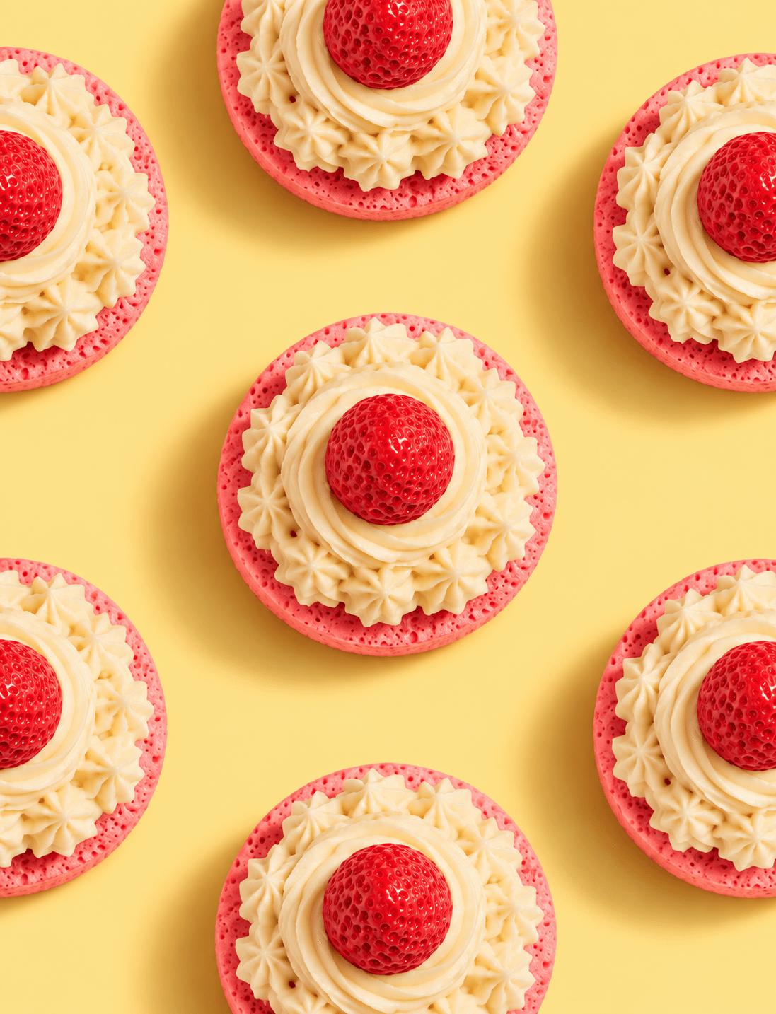 Handmade Strawberry Shortcake Soap With Strawberry Vanilla Scent - Soft Girl Era