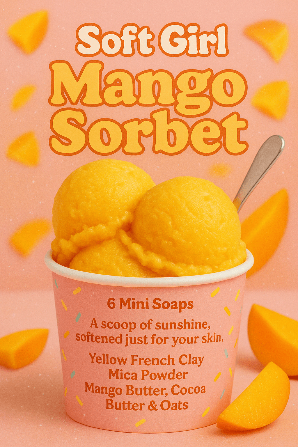 Mango Sorbet Soap 6pk 🥭 - Soft Girl Era