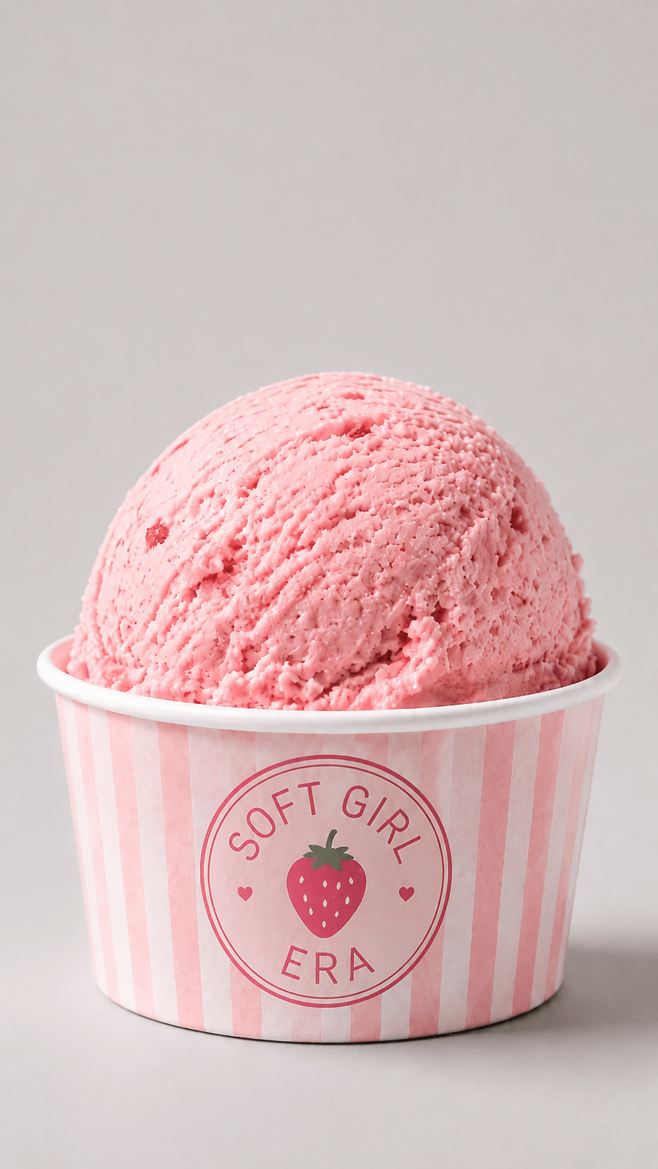 Single Scoop Strawberry Ice cream Soap - Soft Girl Era