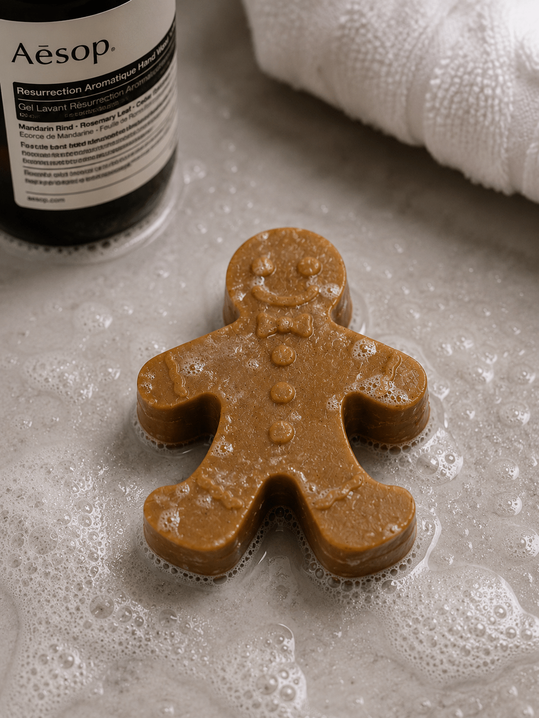 Soft Gingerbread Man Soap - Soft Girl Era
