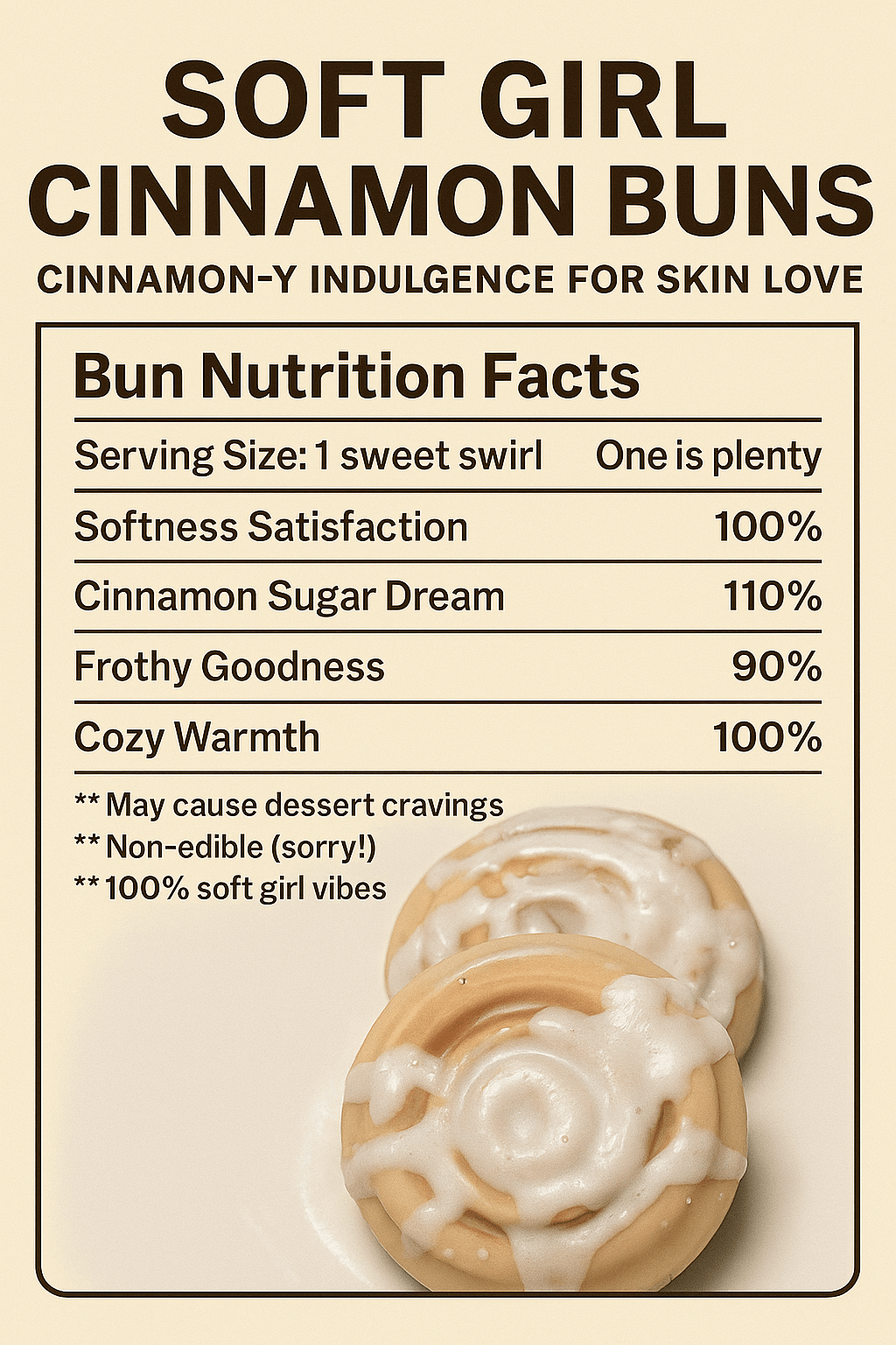 Soft Girl Cinnamon Buns 2pk - Soft Girl Era