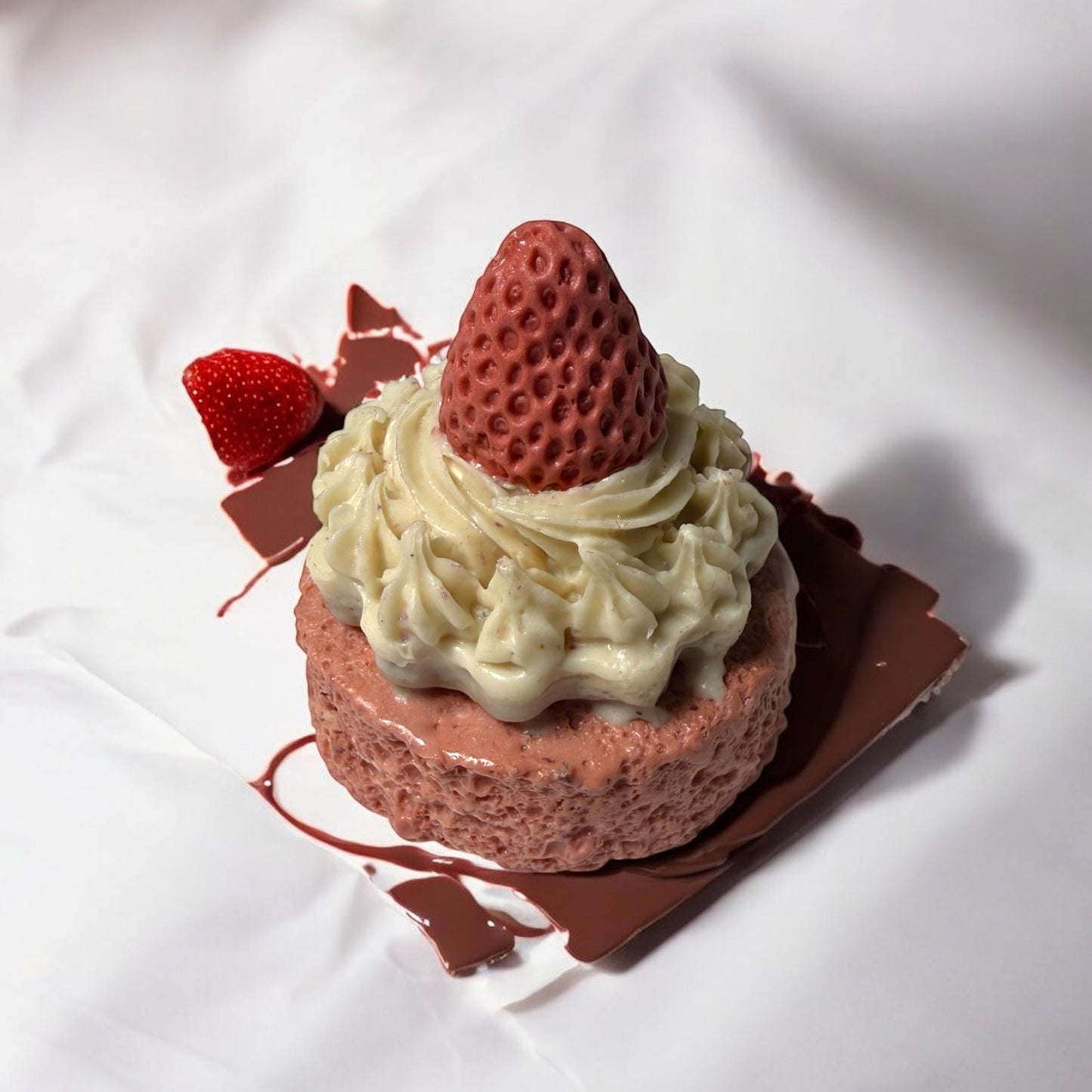 🍓🍰 Strawberry Shortcake Soap - Soft Girl Era