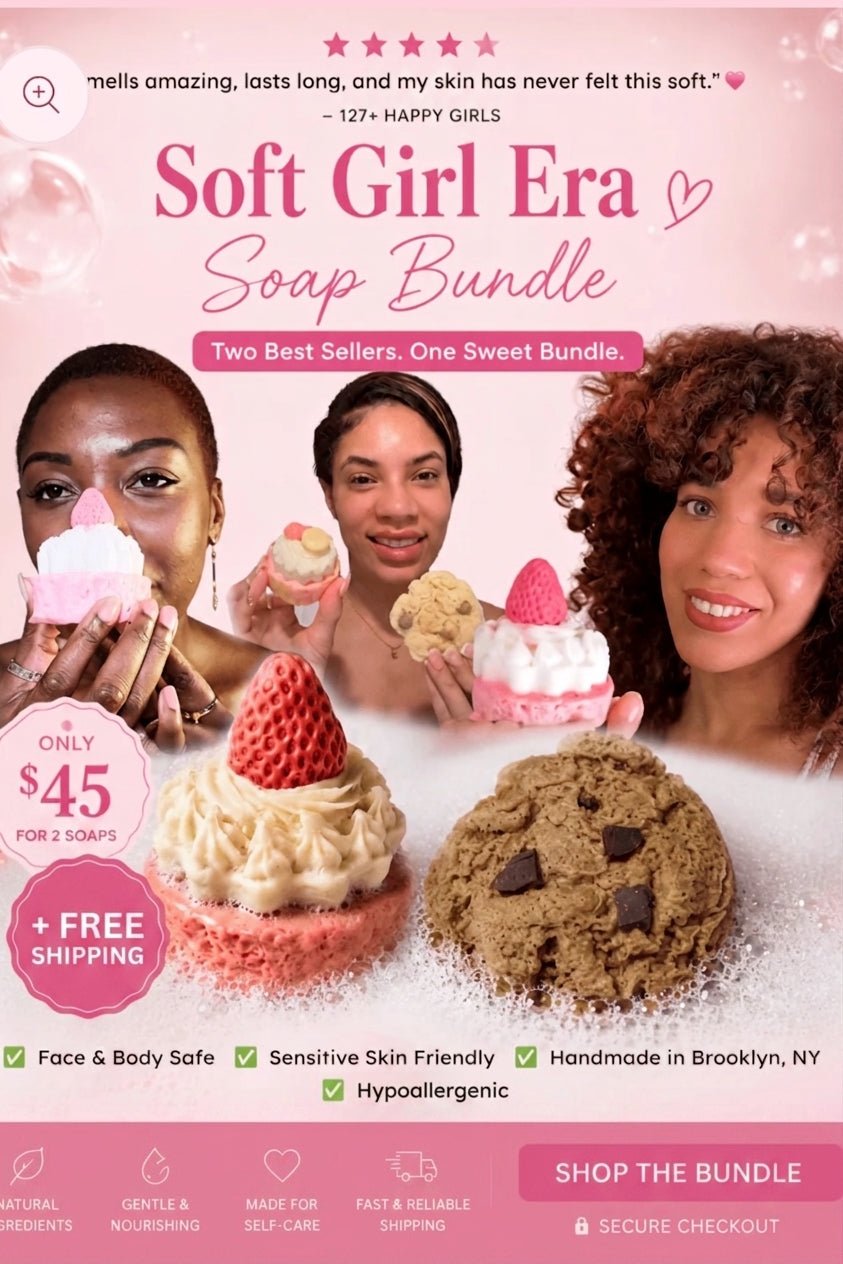 The Strawberry Cake and Cookie Bundle🍓🍪 - Soft Girl Era